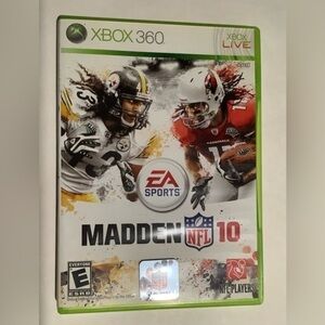 Madden NFL 10 Xbox 360 Game - Green Case